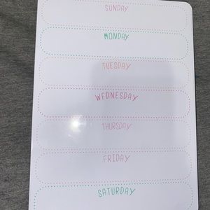 Daily Magnectic Whiteboard Planner